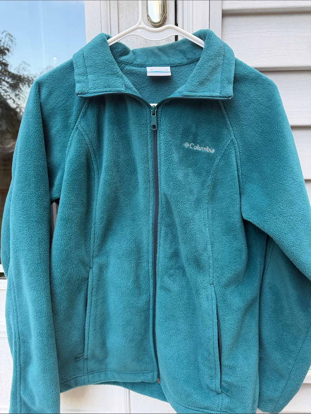 Columbia Teal Full-Zip Women's Fleece Jacket